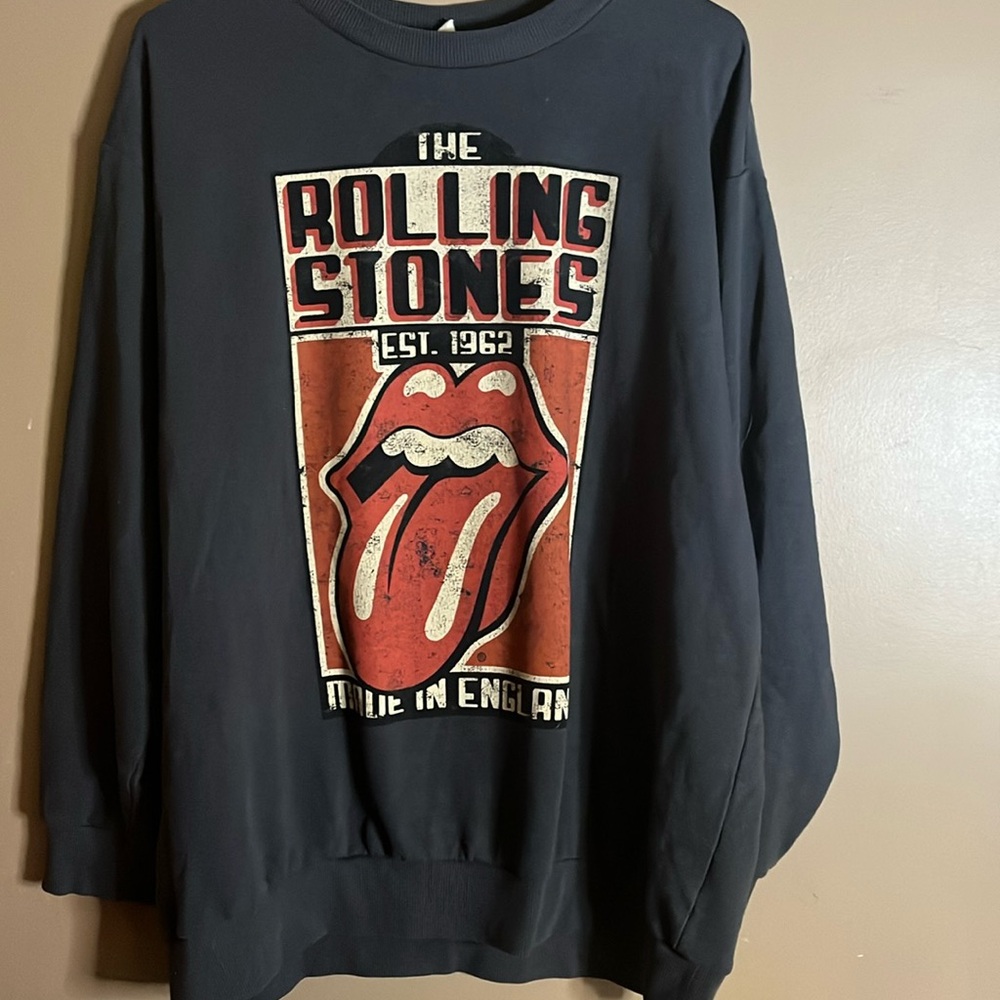 😄Rolling Stones Oversized Sweatshirt